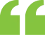 Quotation symbol in green color